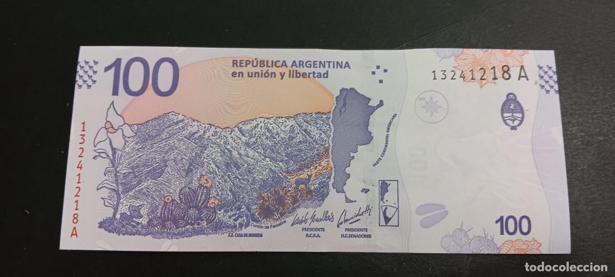 Billetes extranjeros: ARGENTINA 100 PESOS 2017-2018 S/C P=363