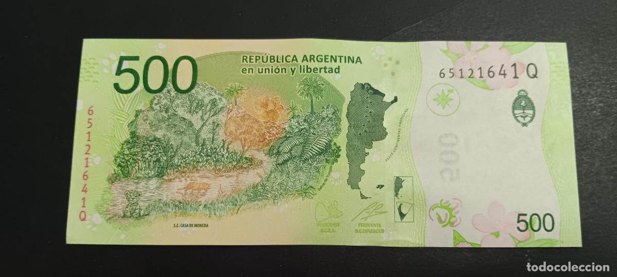 Billetes extranjeros: ARGENTINA 500 PESOS 2017-2019 S/C P=365