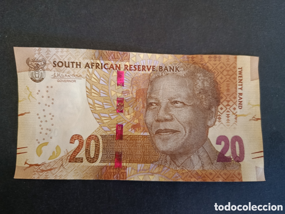 Billetes extranjeros: SUD&Aacute;FRICA. BILLETE DE 20 RAND. SIN FECHA. MBC