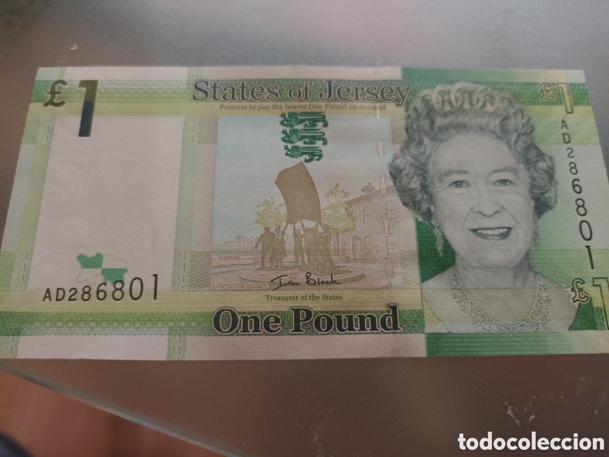 Billetes extranjeros: BILLETE DE 1 LIBRA ESTADO DE JERSEY A&Ntilde;O 2010
