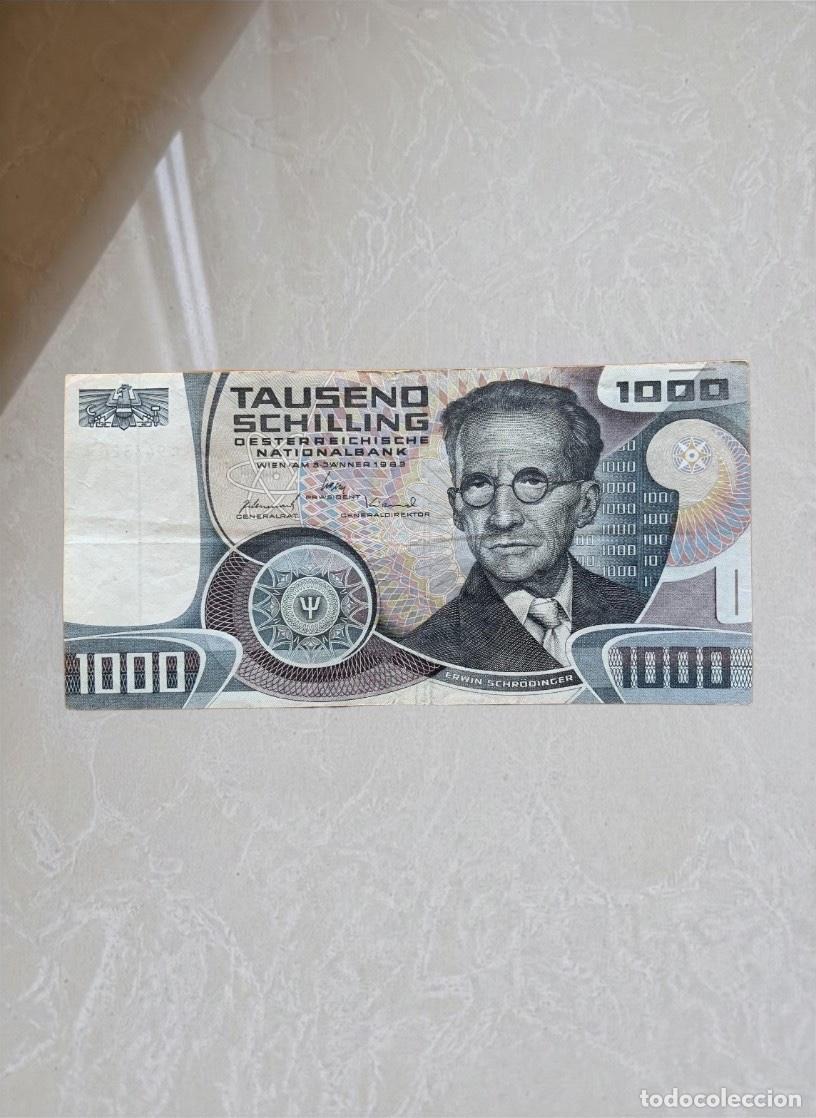 Billetes extranjeros: Austria 1000 Schilling 1983 Banknote