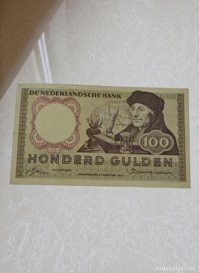 Billetes extranjeros: Netherlands 100 Gulden 1953 Banknote