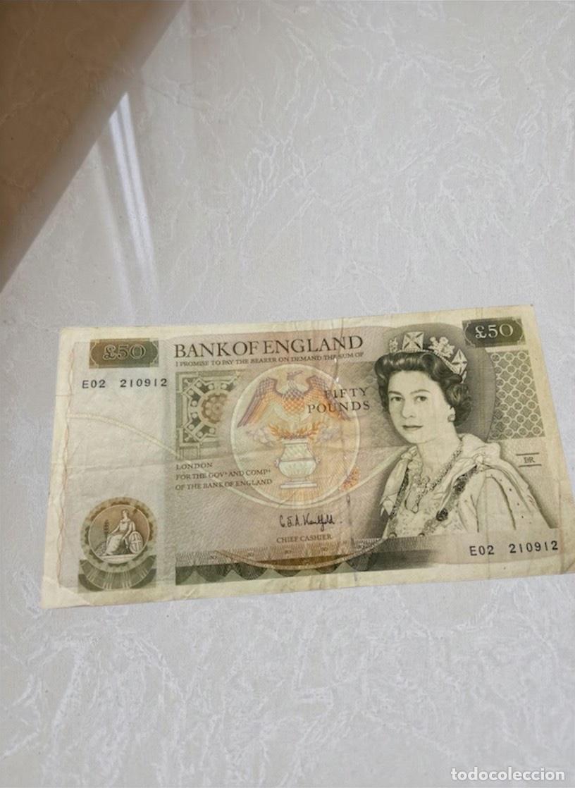 Billetes extranjeros: Great Britain 50 Pounds Kentfield 1991-1994 Banknote