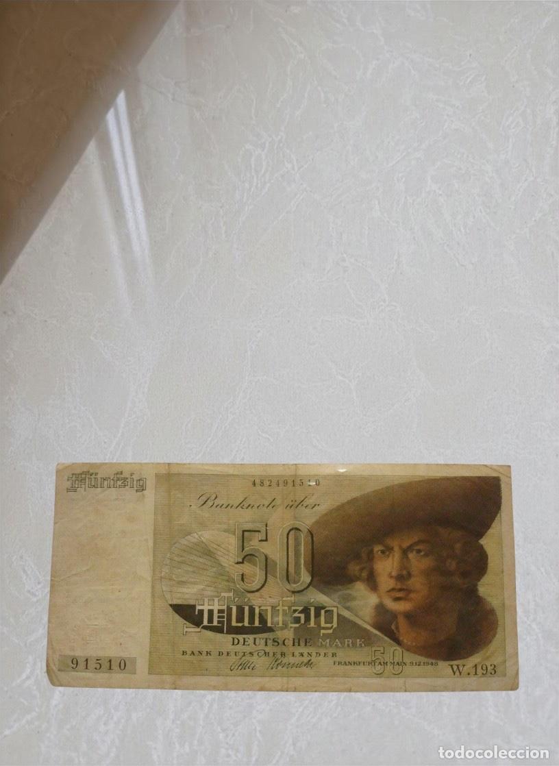 Billetes extranjeros: Germany 50 Mark 1948 Banknote
