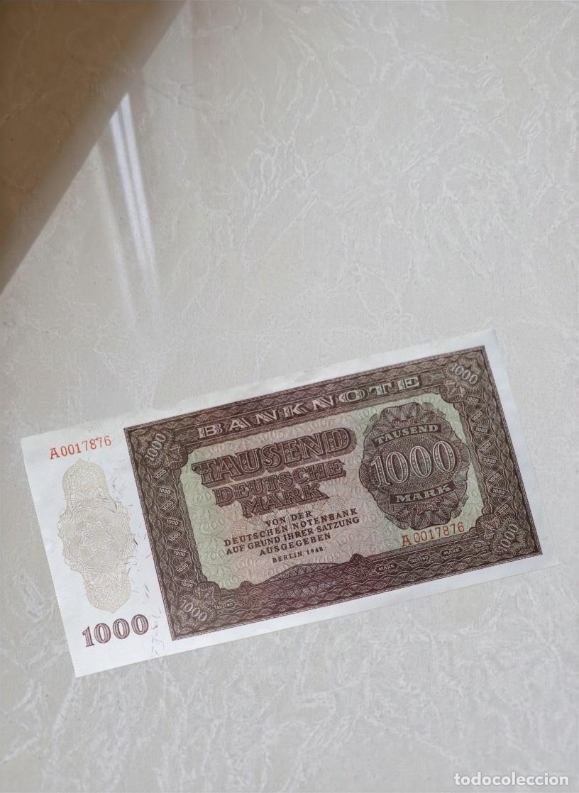 Billetes extranjeros: Germany DDR 1000 Mark 1948 Banknote