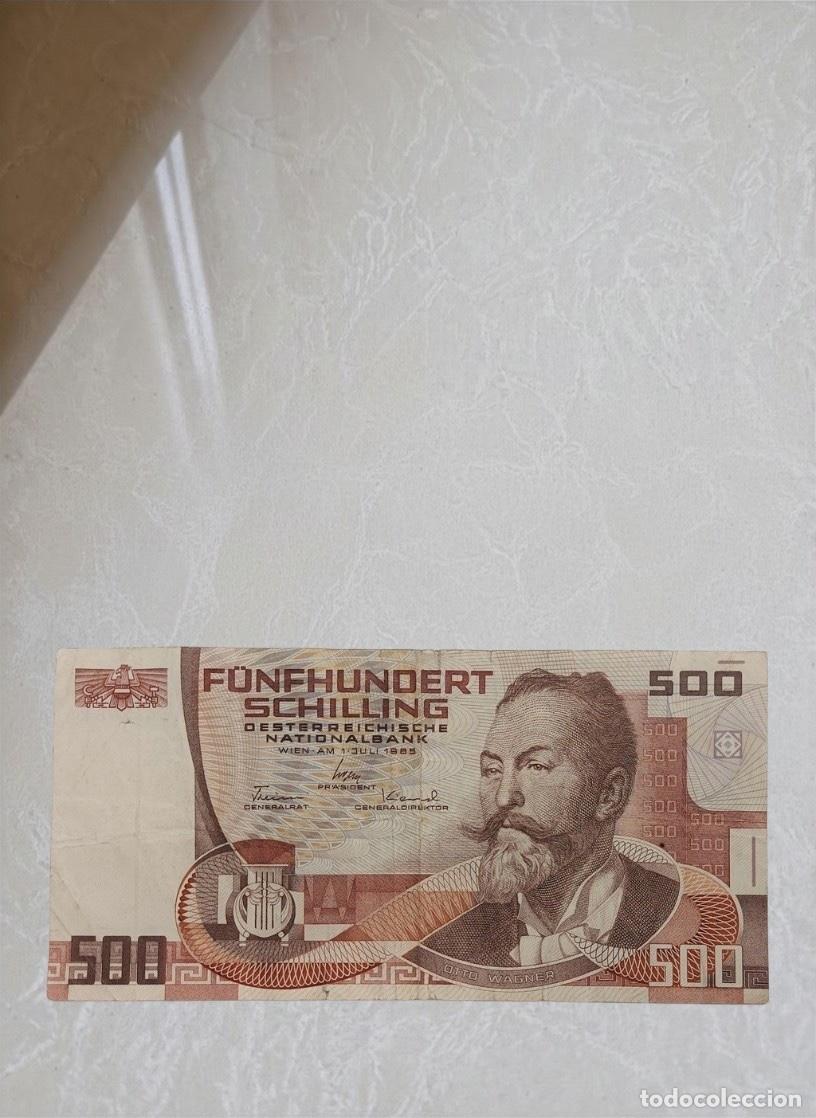 Billetes extranjeros: Austria 500 Schillings 1985 Banknote