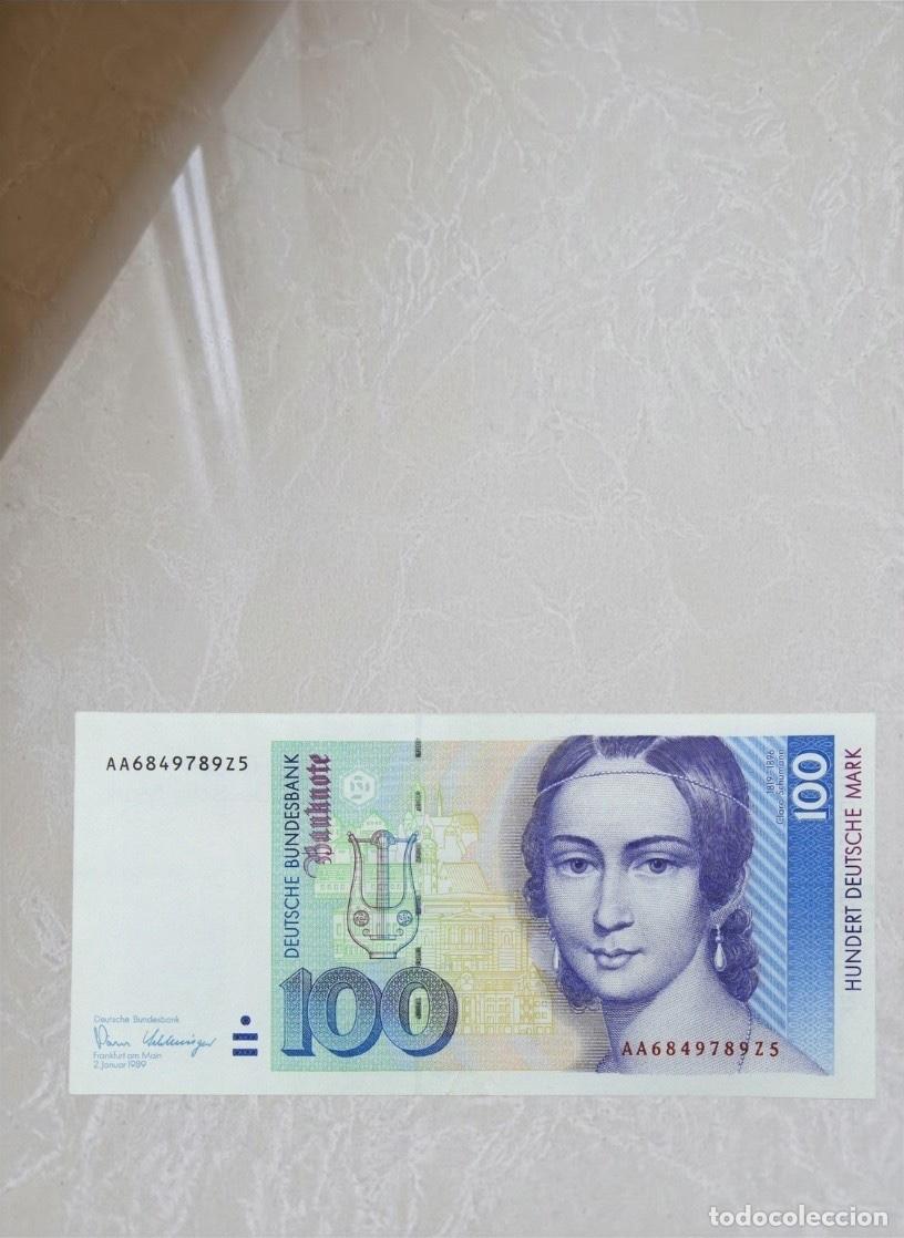Billetes extranjeros: Germany 100 Deutsche Mark 1989