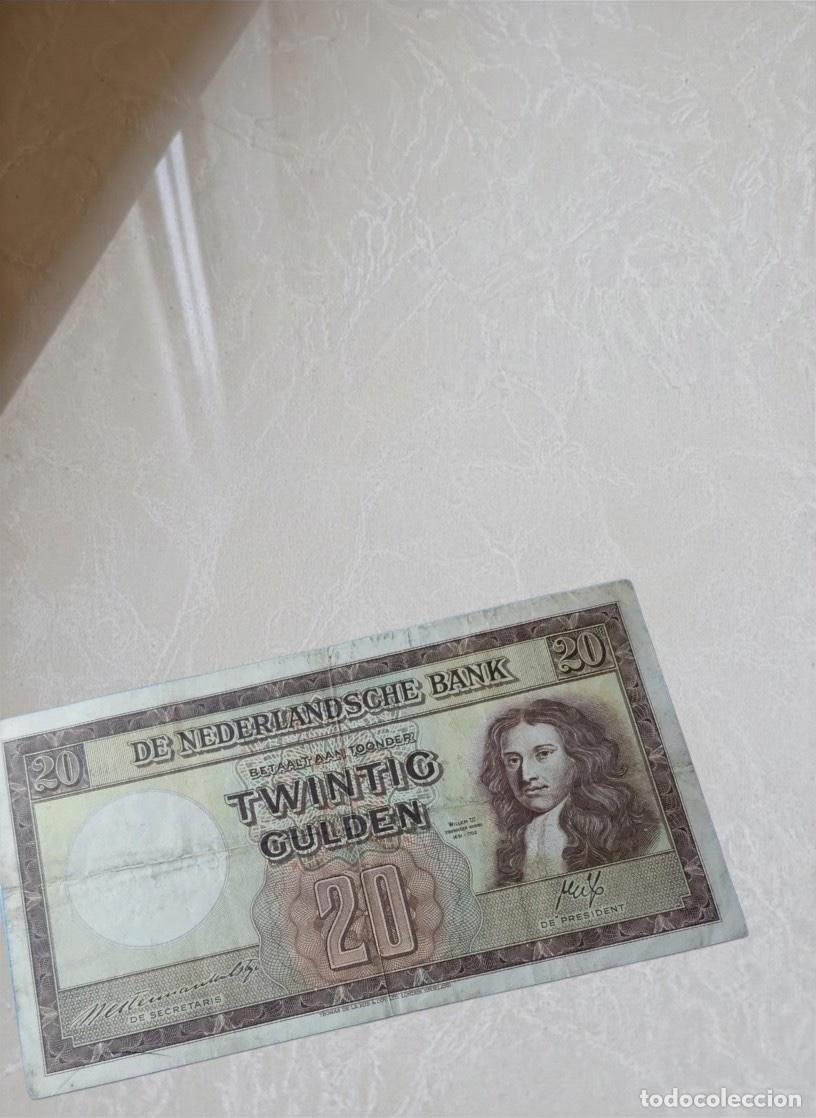 Billetes extranjeros: Netherlands 20 Gulden 1945 Banknote