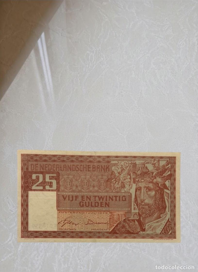 Billetes extranjeros: Netherlands 25 Gulden 1949 Banknote