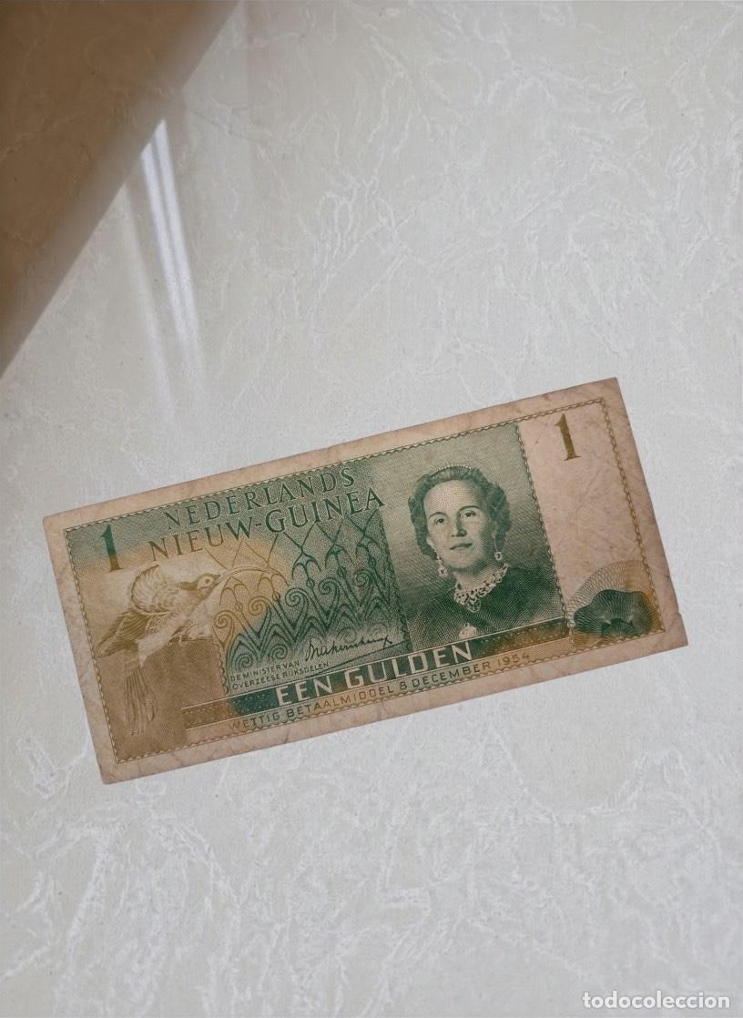 Billetes extranjeros: Netherlands New Guinea 1 Gulden 1954 Banknote