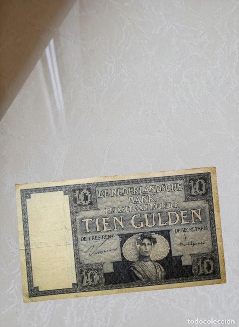 Billetes extranjeros: Netherlands 10 Gulden 1931 Banknote