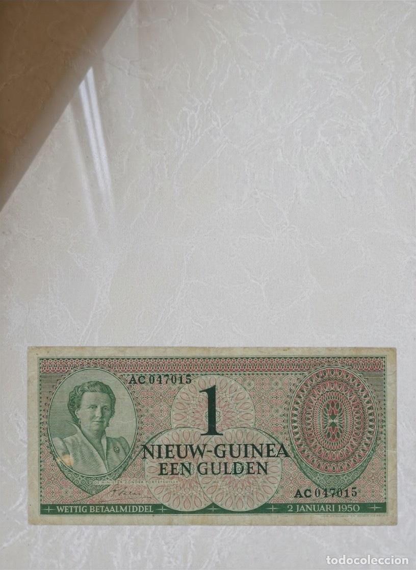 Billetes extranjeros: Netherlands New Guinea 1 Gulden 1950 Banknote