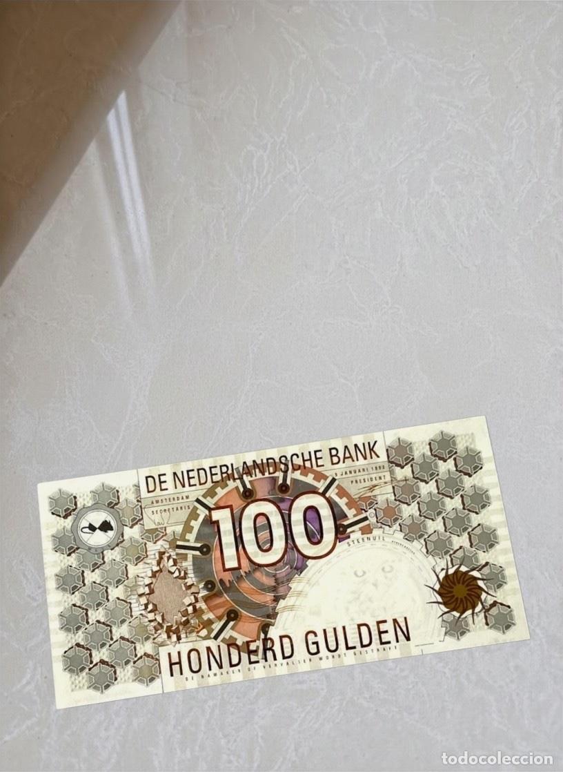 Billetes extranjeros: Netherlands 100 Gulden 1992 Banknote