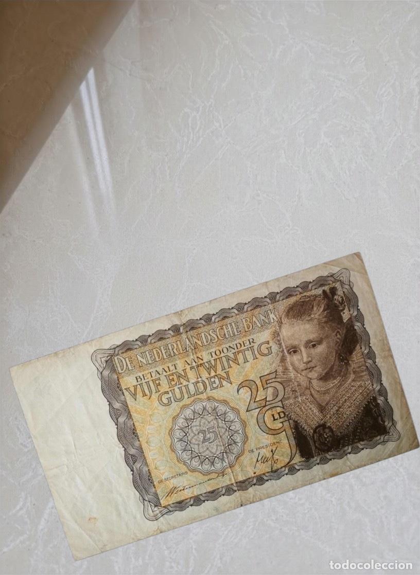 Billetes extranjeros: Netherlands 25 Gulden 1947 Banknote