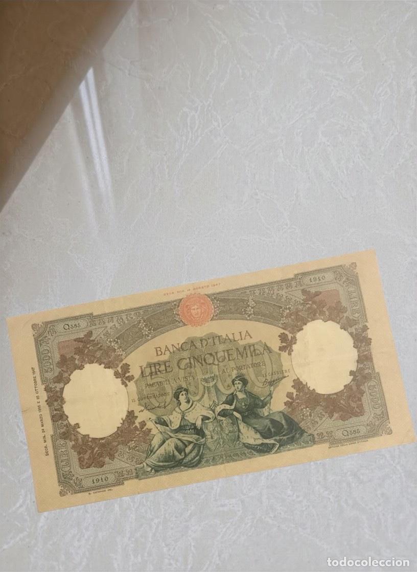 Billetes extranjeros: Italy 5000 Lire 1947 Banknote