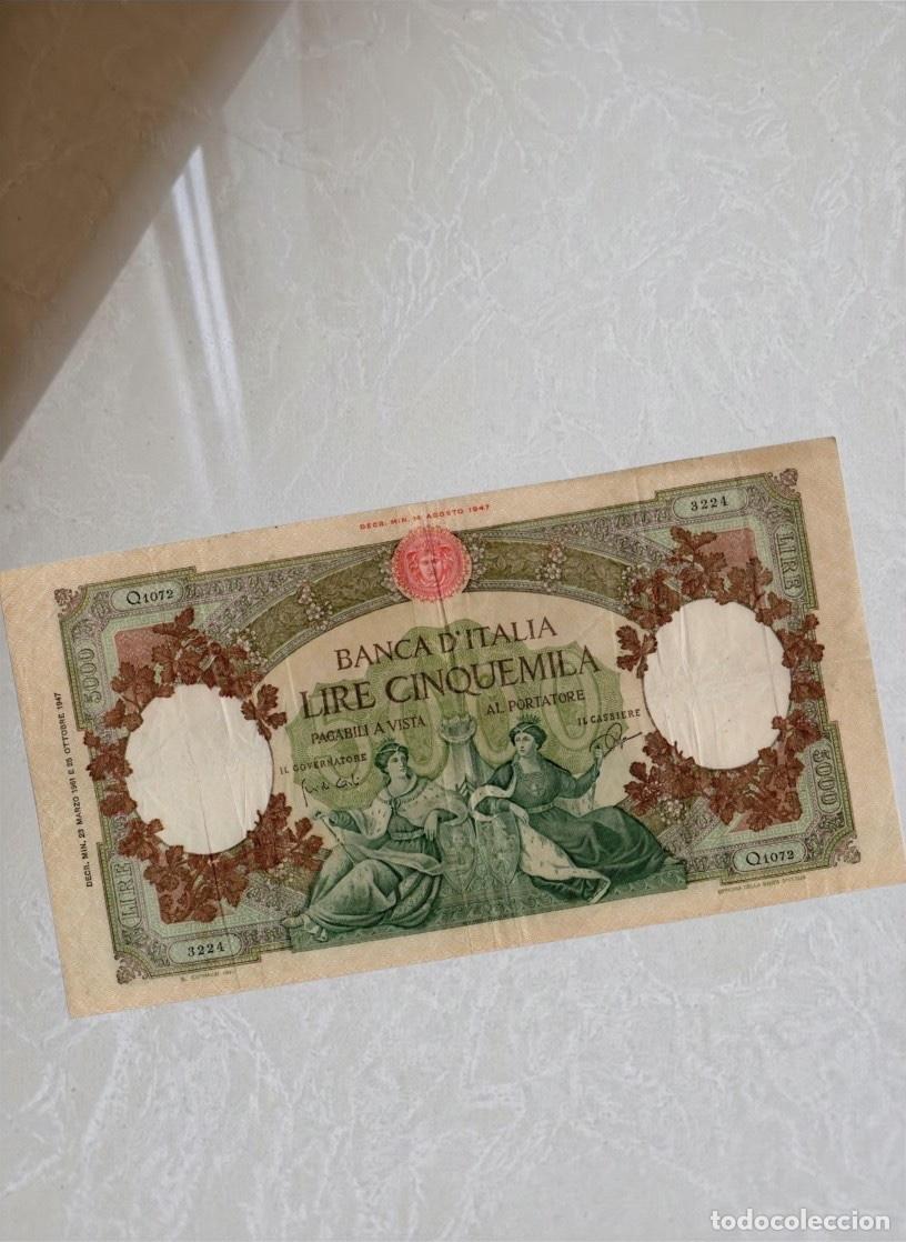 Billetes extranjeros: Italy 5000 Lire 1961 Banknote