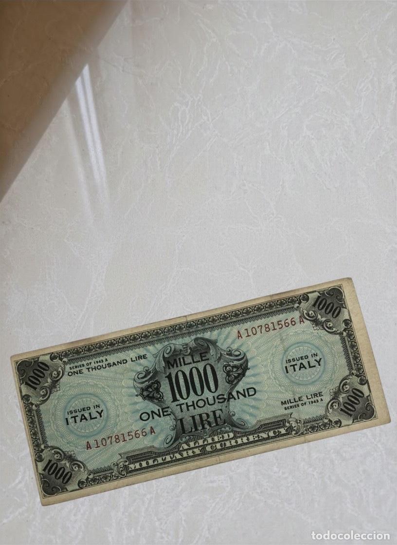 Billetes extranjeros: Italy 1000 Lire 1943 Banknote
