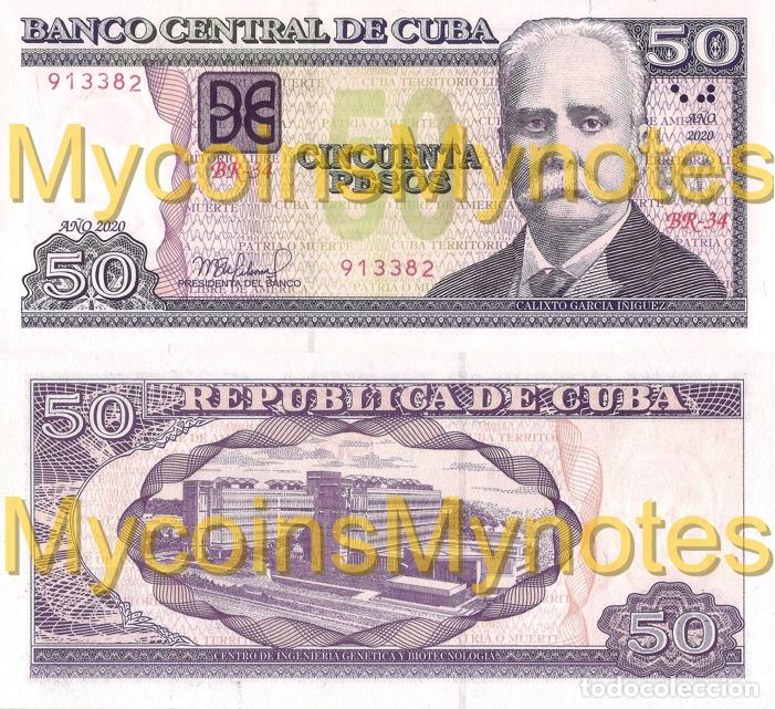 Billetes extranjeros: CUBA 50 Pesos, 2020, P-NEW, (not listed in catalog), New signature, UNC