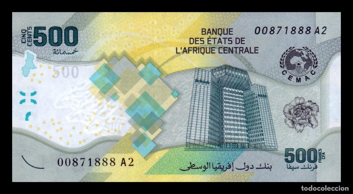 Billetes extranjeros: Estados de &Aacute;frica Central 500 Francos CFA 2020 (2023) Pick 700 Sc Unc