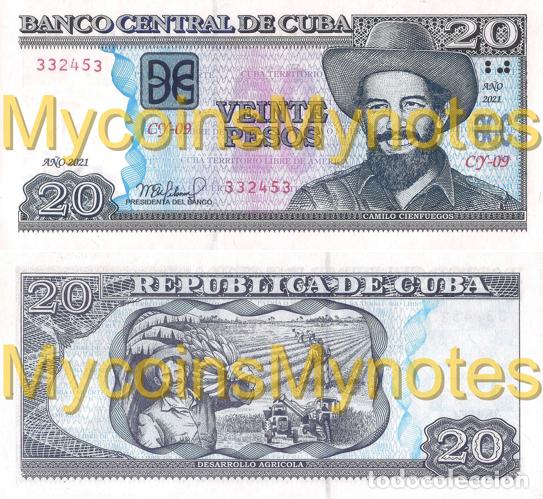 Billetes extranjeros: CUBA 20 Pesos, 2021, P-NEW, (not listed in catalog) UNC