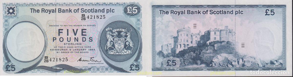 Billetes extranjeros: 1640 GRAN BRETA&Ntilde;A. Escocia 1983 SCOTLAND 1 POUNDS 1983