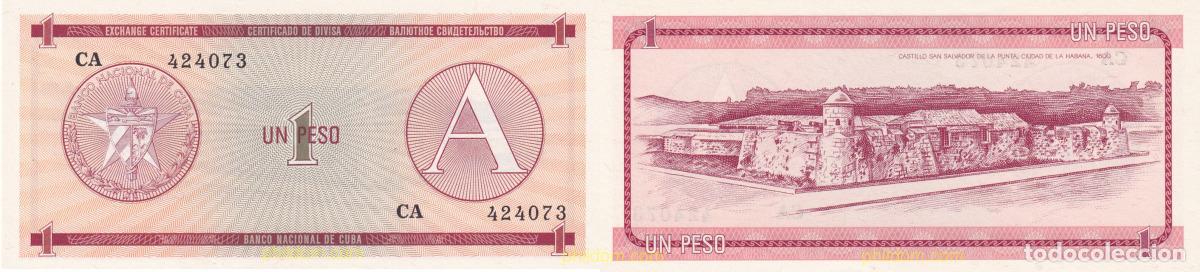International Banknotes: 1759 CUBA 1985 CUBA10 PESO 1985 CERTIFICADO DE COMPRA