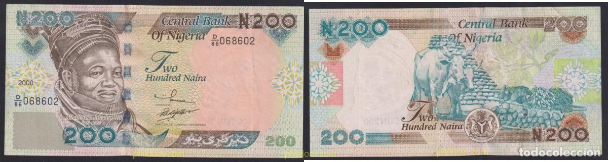 Banconote internazionali: 2779 NIGERIA 2000 NIGERIA 200 NAIRA 2000