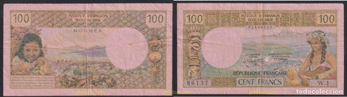 Billets internationaux: 2800 NUEVA CALEDONIA 1969 NEW CALEDONIA 100 FRANCS 1969 INDOCHINE