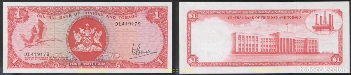 Billetes extranjeros: 3578 TRINIDAD Y TOBAGO 1964 TRINIDAD AND TOBAGO 1 DOLLAR 1964 SIGNATURE 3