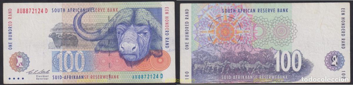 Billetes extranjeros: 3792 SUDAFRICA 2005 SOUTH AFRICA 100 RAND 2005