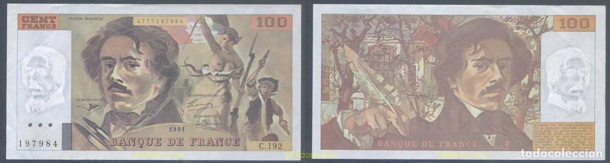 Billetes extranjeros: 6014 FRANCIA 1991 FRANCE 100 FRANCS 1991