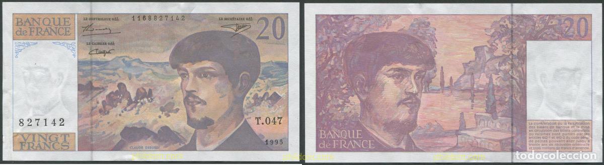 Billetes extranjeros: 8059 FRANCIA 1995 FRANCE 20 FRANCS 1995