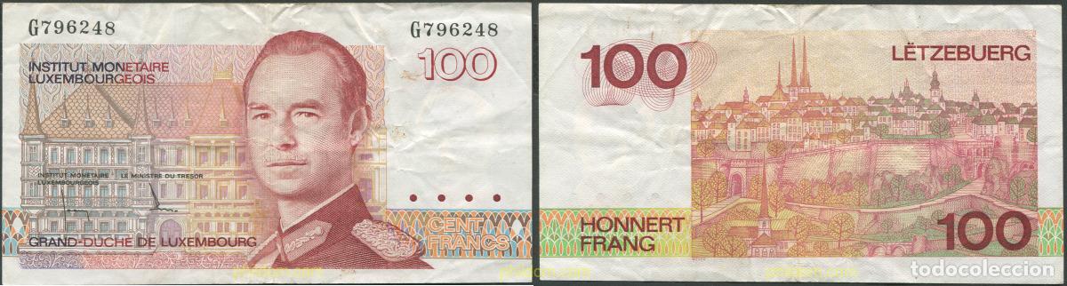 Billetes extranjeros: 8064 LUXEMBURGO 1985 LUXEMBOURG 1000 FRANCS 1985
