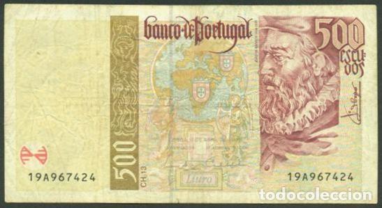 Billetes extranjeros: PORTUGAL. 500 escudos 17.04.1997