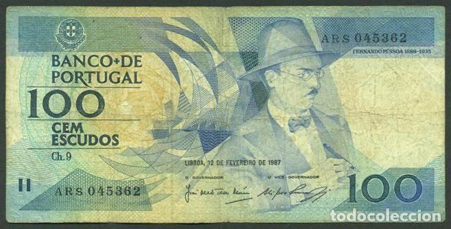 Billetes extranjeros: PORTUGAL. 100 escudos 12.2.1987