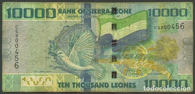 Banconote internazionali: SIERRA LEONE. 10000 leones 27.04.2010.
