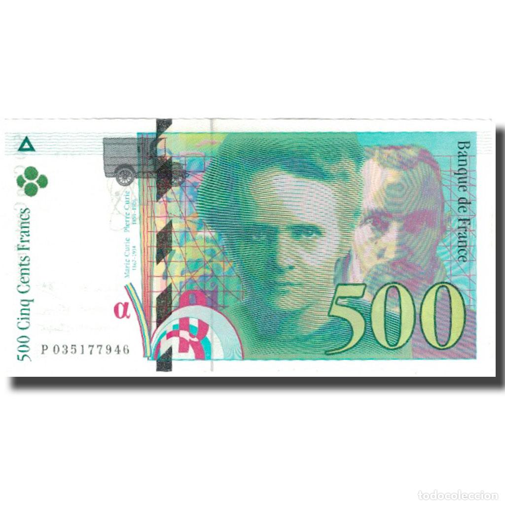 Billetes extranjeros: [#598080] Francia, 500 Francs, Pierre et Marie Curie, 1995, SC, Fayette:76.2, KM:160a