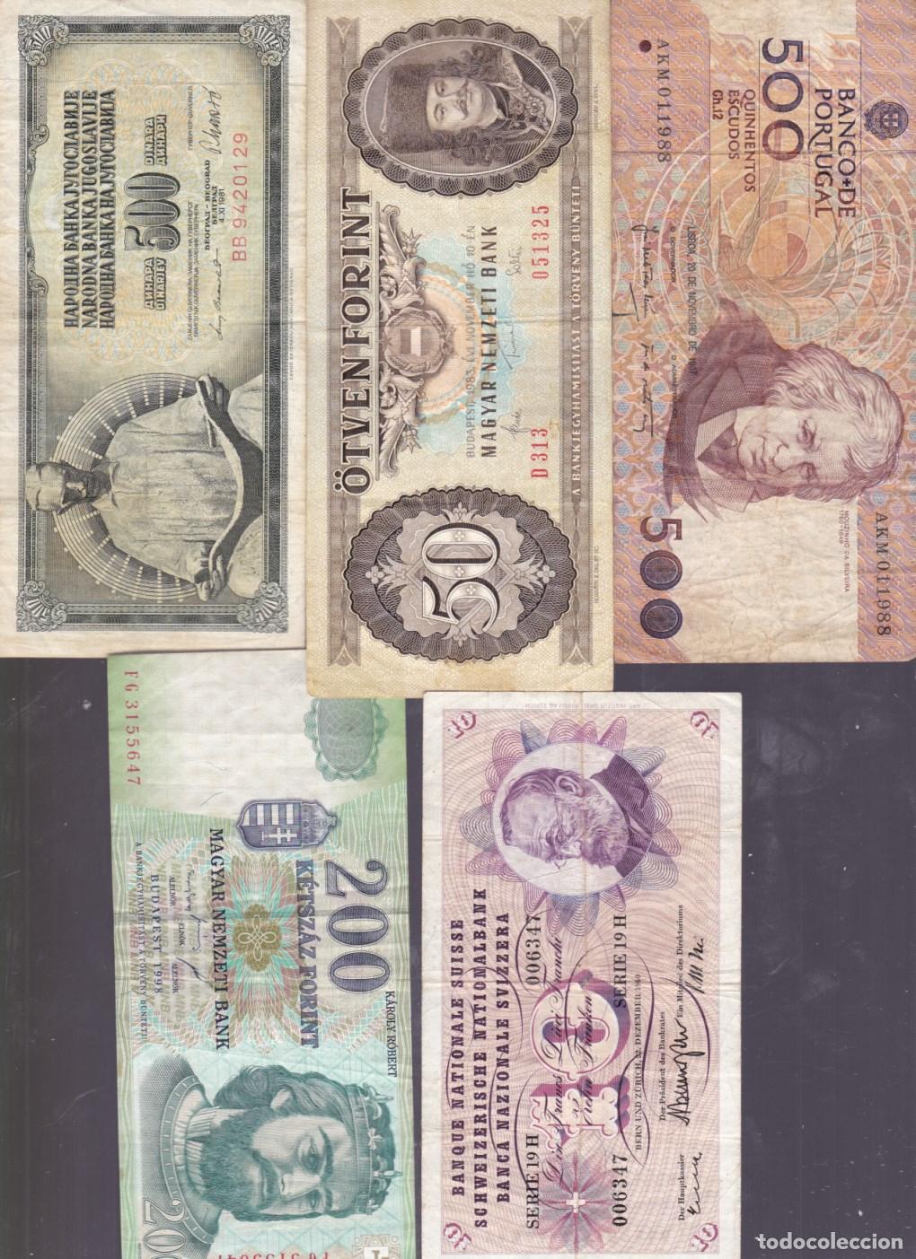 Billetes extranjeros: SS36- Lote BILLETES Mundiales