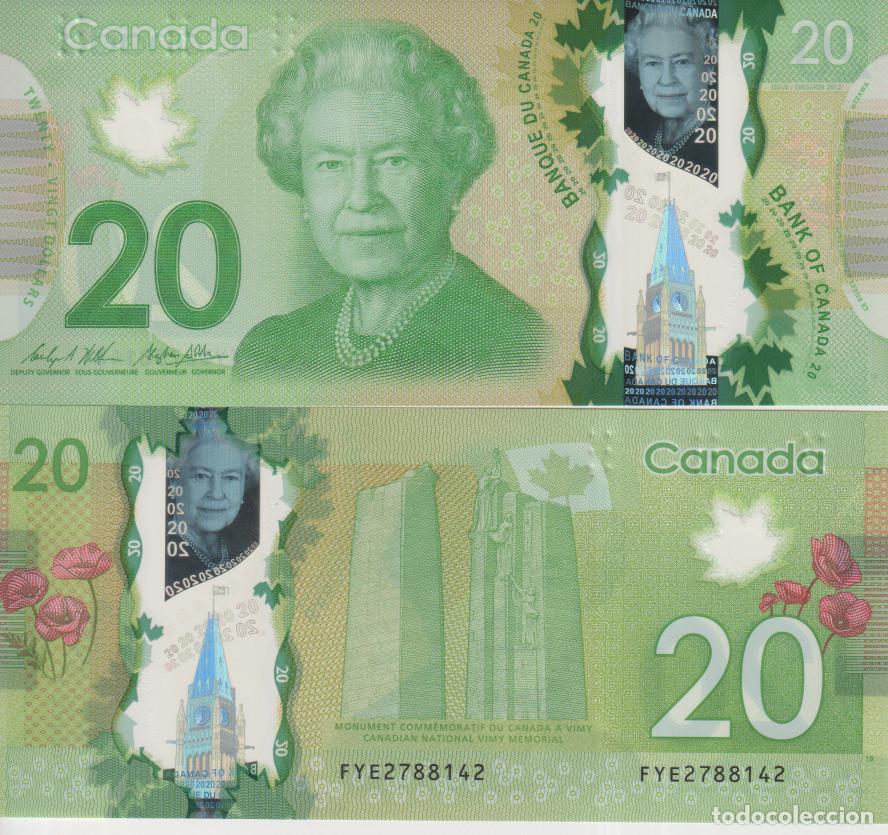 Billetes extranjeros: Canada 20 dolares Pick 108 b SC/UNC