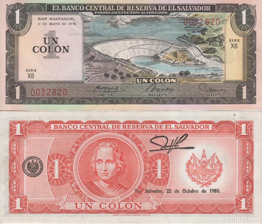 Billetes extranjeros: El Salvador 1 colon del 11-05-1978 Pick 125 a SC/UNC