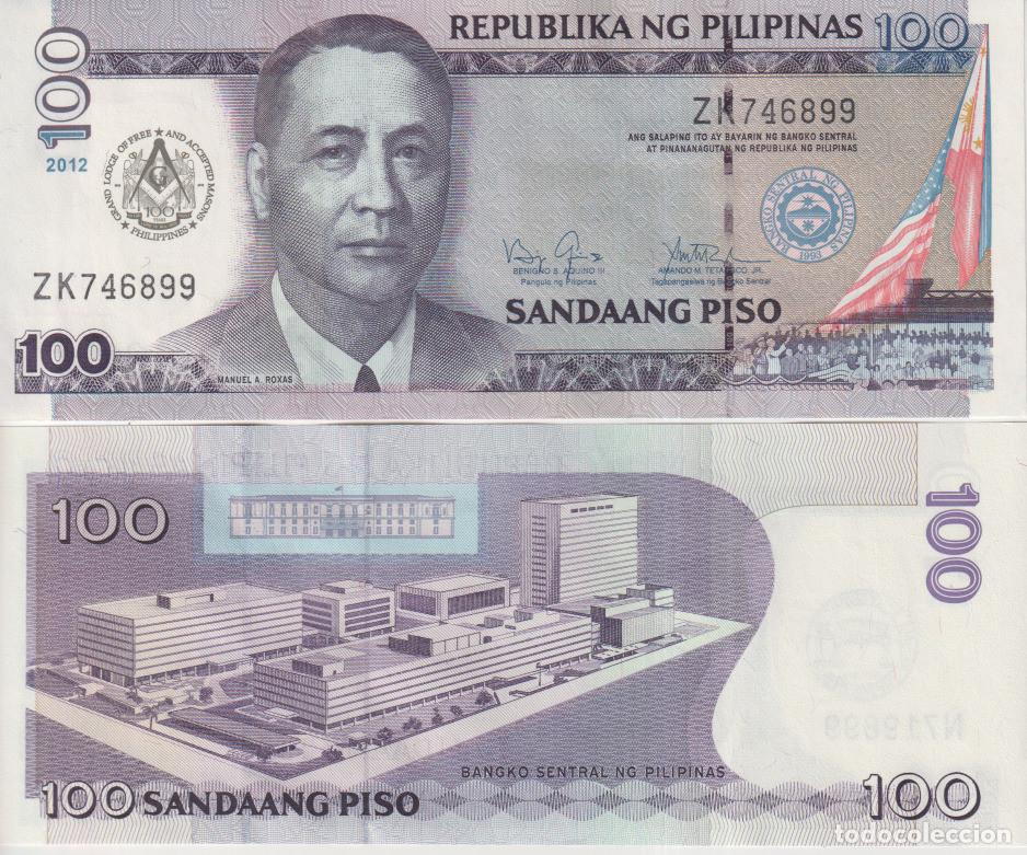 Billetes extranjeros: Filipinas 100 piso Pick 213 A SC/UNC