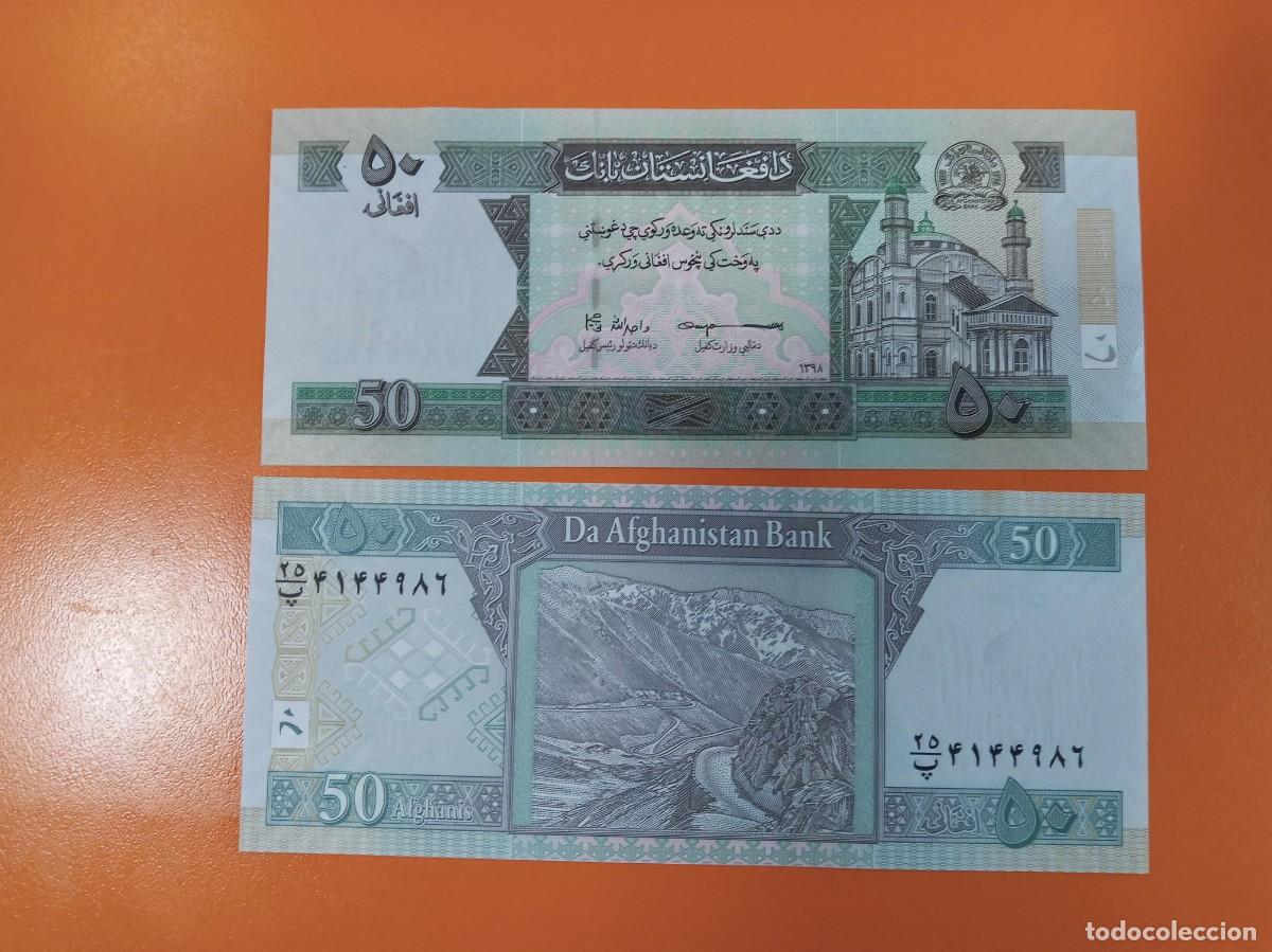Billetes extranjeros: AFGANIST&Aacute;N 50 AFGHANIS 2019