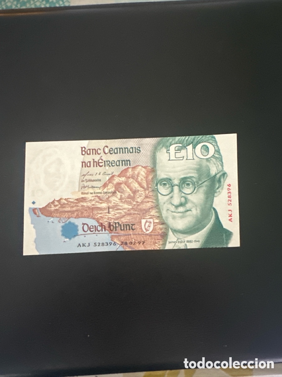 Billetes extranjeros: Billete de Irlanda de 10 libras a&ntilde;o 1997