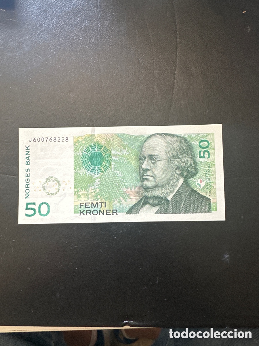 Billetes extranjeros: Billete de Noruega 50 coronas a&ntilde;o 2011