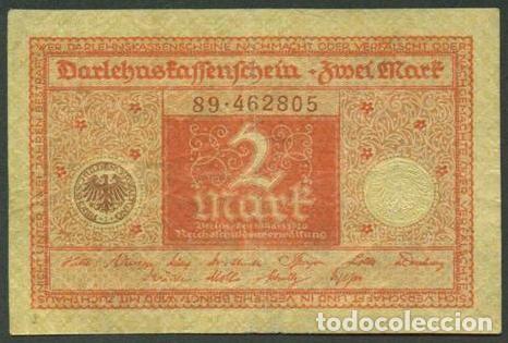 Billetes extranjeros: ALEMANIA. Post I G.M. 2 mark 1.3.1920. Pick 59.