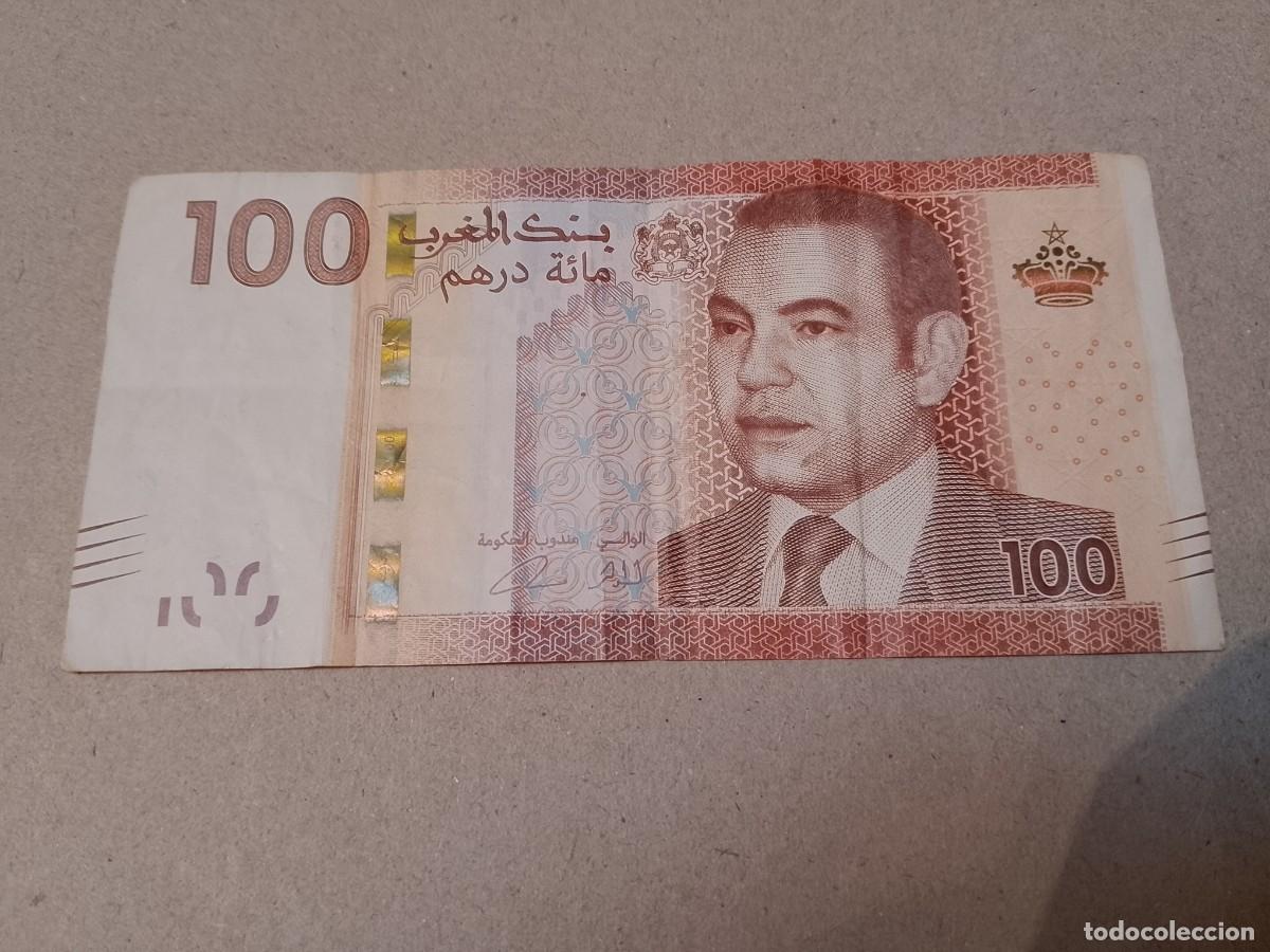 Billetes extranjeros: Billete Marruecos, 100 dirhams, a&ntilde;o 2012 - Foto 2