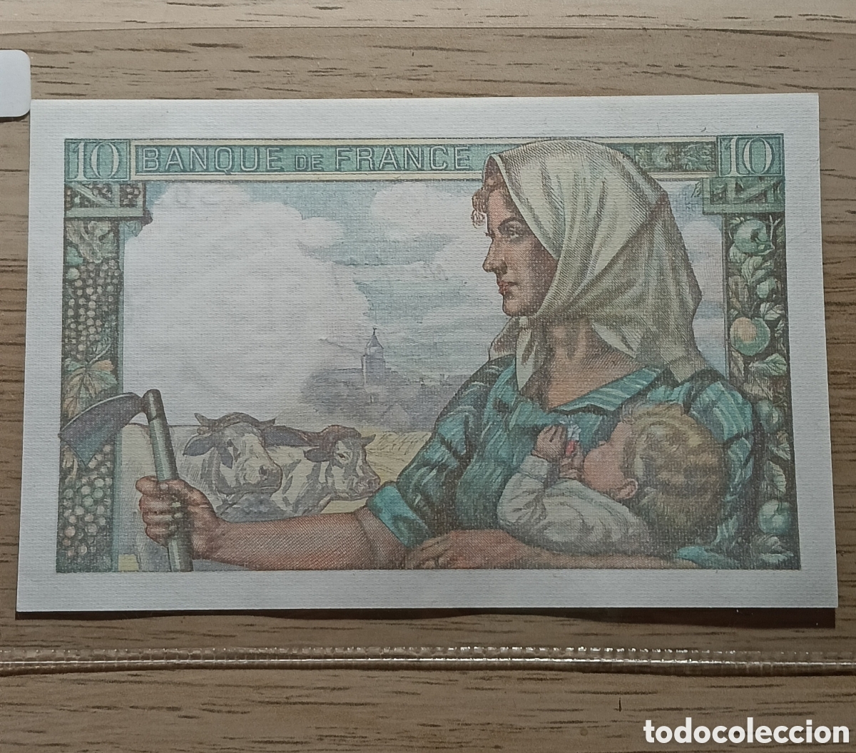 Billetes extranjeros: Francia. 10 Francs. 1941. - Foto 2