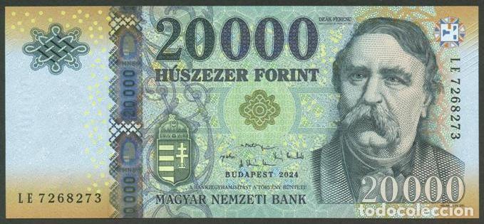 Billetes extranjeros: HUNGRIA. 20000 forint 2024. S/C