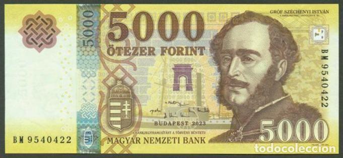 Billetes extranjeros: HUNGRIA. 5000 forint 2023. S/C