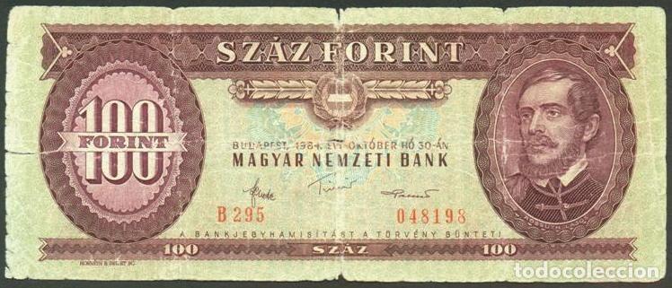 Billetes extranjeros: HUNGRIA. 100 forint 30.10. 1984. Pick 171g.